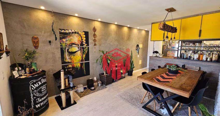 Apartamento com 3 dormitórios à venda, 59 m² por R$ 460.000,00 - Planalto - São Bernardo do Campo/SP