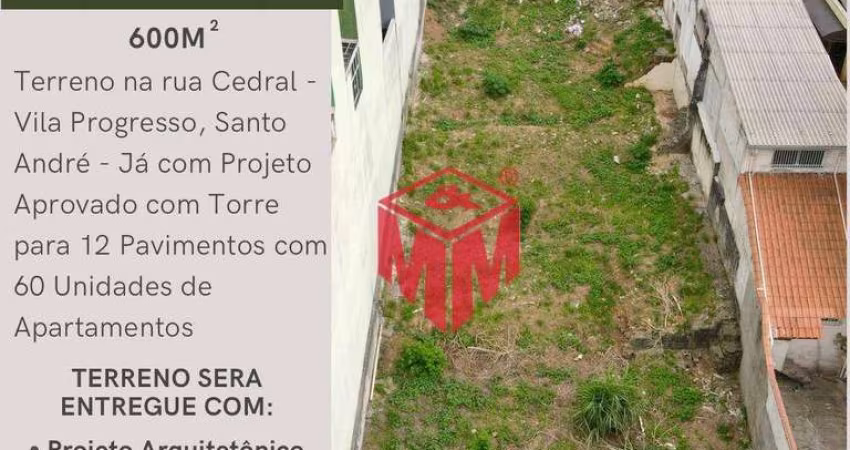 Terreno à venda com projeto aprovado!!!