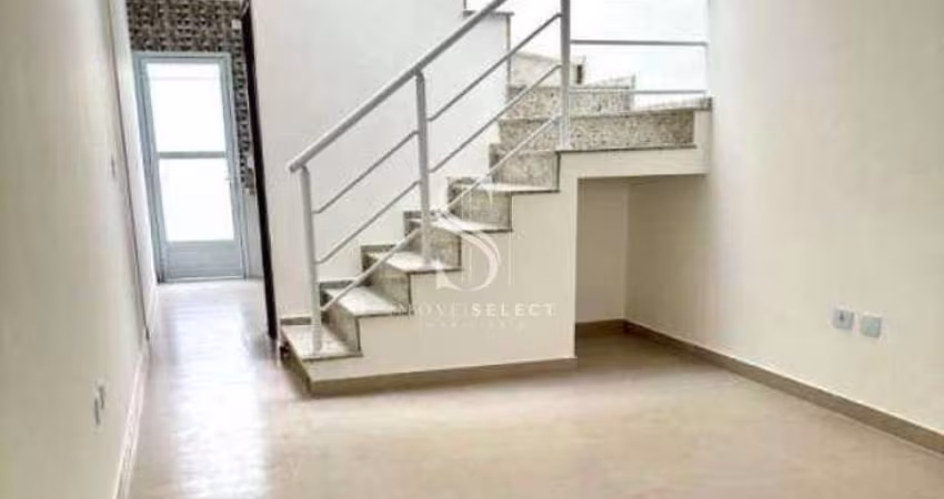 Vila Mascote, Sobrado Residencial de 110m² com 3 dormitórios, 1 suíte,  portão eletrônico, 2 vagas.