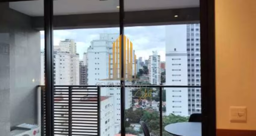 Condomínio Go Platô, Pompéia - Studio de 27m² com 1 dormitório, 1 banheiro e 1 sacada