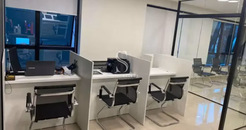 Edifício number one na vila olímpia, conjunto comercial de 88m² com 2 vagas.