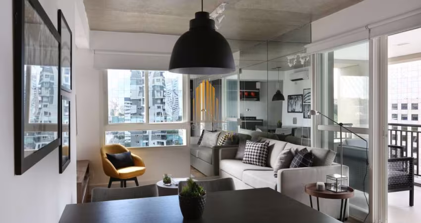 Codnominio GEO Berrini na Cidade Monções, Apartamento de 63,06² com 1 suíte, 1 vaga.