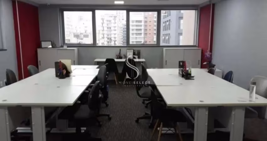 Edifício brasília financial em santa cecilia, conjunto comercial de 100m² com 2 salas, 4 vagas.