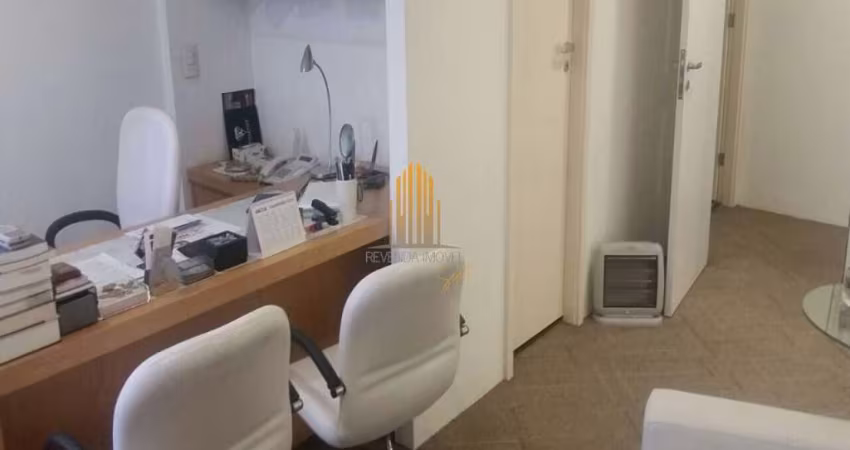Edifício top class, Itaim Bibi - Sala Comercial de 72m² com 3 ambientes, 2 banheiros, copa e 1 vaga