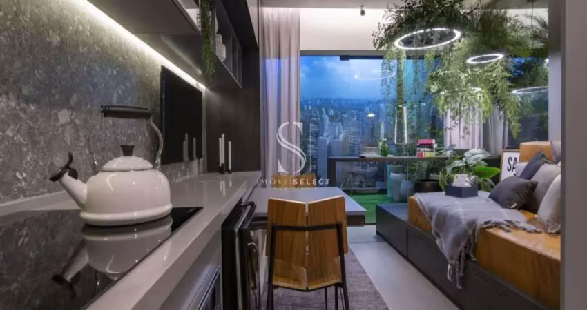 Condominio on lorena no jardins, studio nr de 23m² com 1 dormitório, varanda, sem vaga.