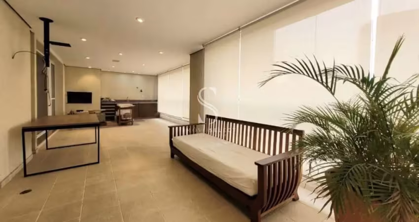 Condomínio privillege brooklin - apartamento de 205m² com 4 dormitórios, sendo todos suítes, 5 banhe