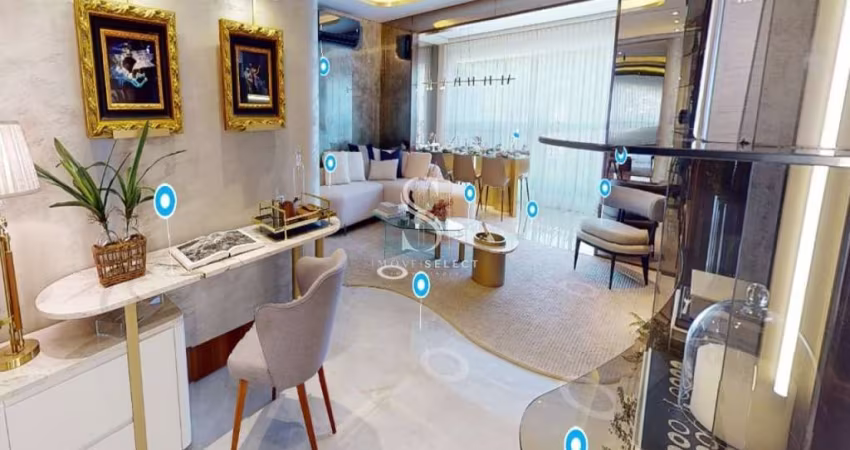 Condomínio n.a.u klabin - apartamento de 89m² com 3 dormitórios, 1 suíte e 1 vaga.