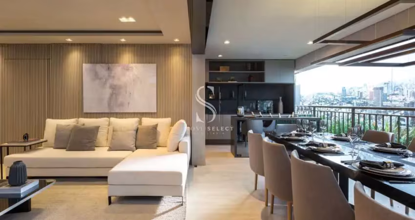 Apartamento de 156m² com tres dormitorios, duas suites e duas vagas em skyline jocket butantã.  skyl