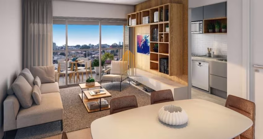 Condominio Patteo Klabin na Chácara Klabin, Apartamento de 66m² com 2 dormitórios, 1 suíte, varanda,