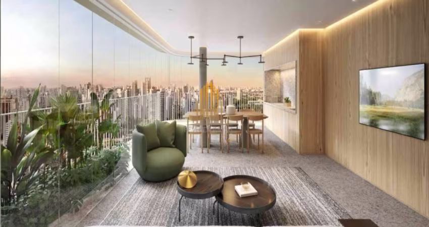 Condominino Península Vila Madalena em Pinheiros, Apartamento de 154m² com 3 suítes e 2 vagas.