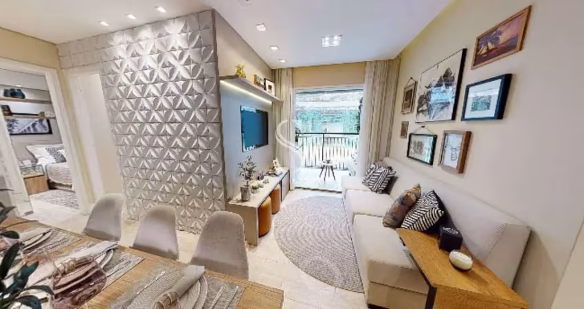 EDIFÍCIO CORES EM CAMPO LIMPO - APARTAMENTO DE 50M² COM 2 DORMITORIOS E 1 VAGA.