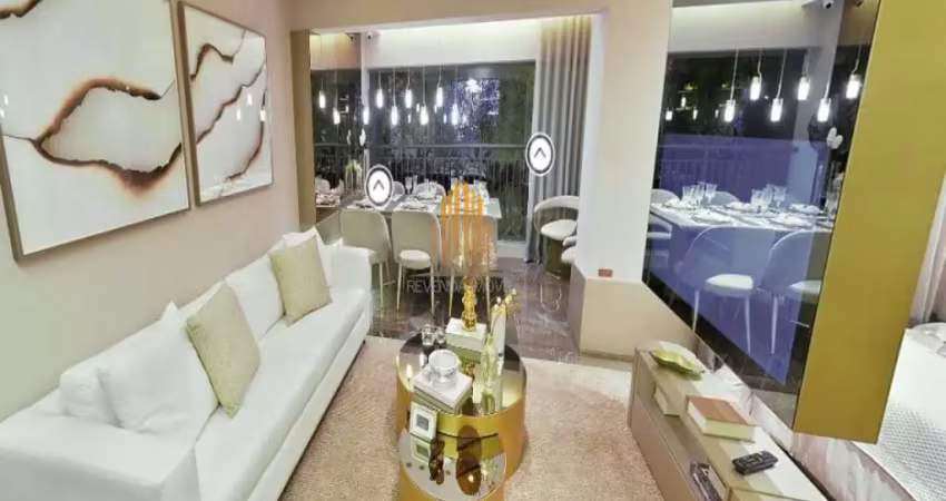 Condomínio grand vitrali localizado na região de moema, studio de 61m², possui 2 dormitórios, 1 banh