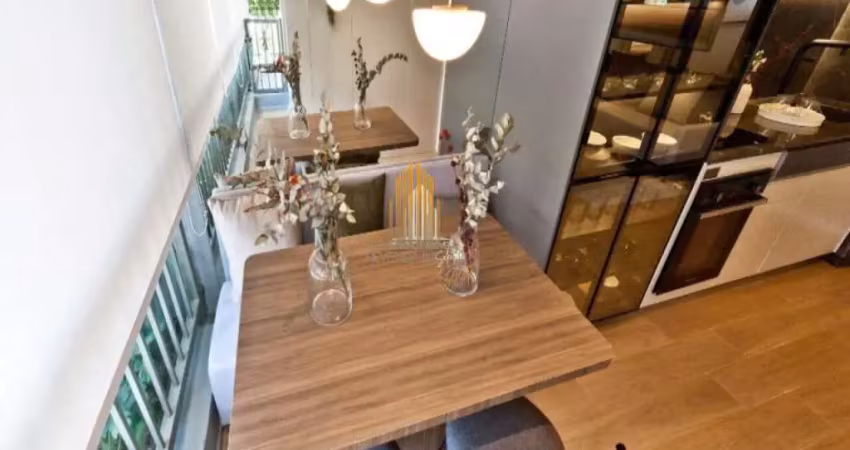 Condomínio nex one jurupis em indianópolis - studio de 34m² com dormitório, banheiro, varanda, sem