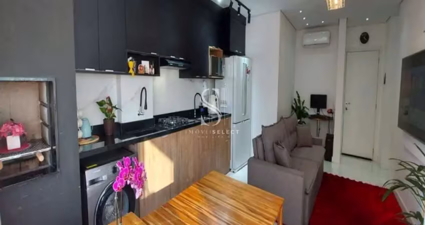 Condomínio piscine station resort brás. apartamento com 57m². dois dormitórios, banheiro social e um
