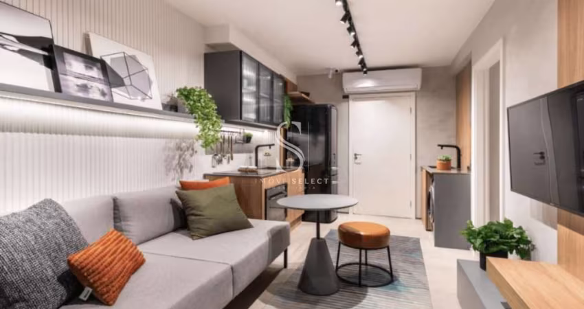 Condomínio vibe vila olímpia - apartamento á venda  com 26m² 1 dormitório, 1 suite e com sacada