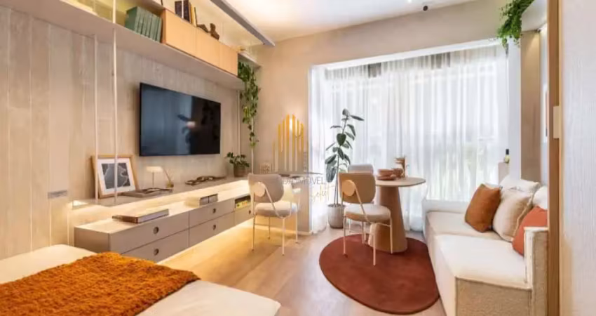 Condomínio qg faria lima - pinheiros . studio á venda com 24m² 1 dormitório,  1 banheiros  com sacad
