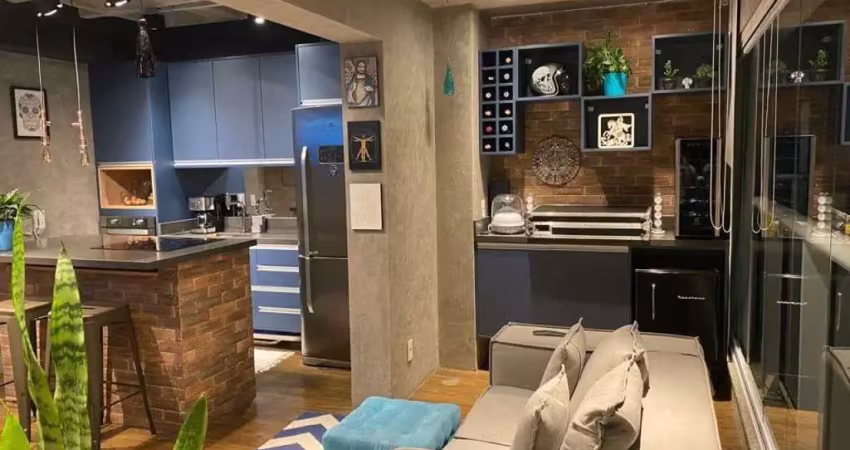 Condomínio Viaza 400 em Campo Belo, Apartamento de 43m² com 1 dormitório, 1 banheiro, 1 vaga.