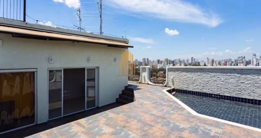 EDIFICIO  VILA DEL FIORI, MOEMA-  COBERTURA DUPLEX DE 182m² COM 2 DORMITÓRIOS , 1 SUITE E 2 VAGAS Á