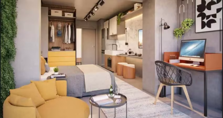 Condomínio modern house brooklin, studio de 22m² com 1 dormitório e 1 banheiro