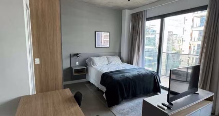 VN Millennium Faria Lima na Vila Olímpia, Studio Mobiliado  de 42m² com 1 dormitório, 1 vaga.