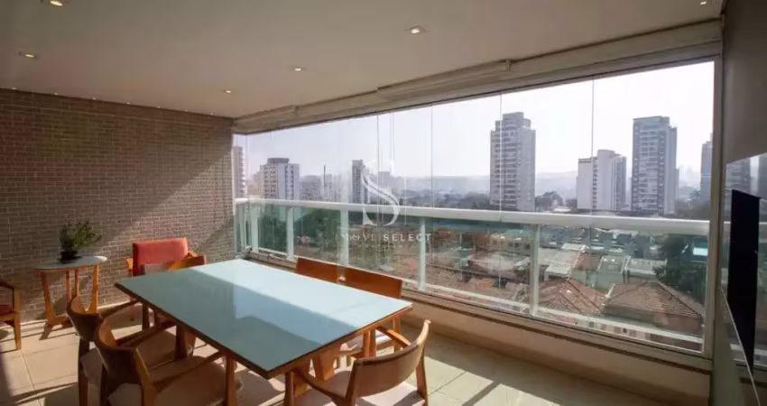 Condomínio practical life campo belo - apartamento de 165m² com 3 suítes, 5 banheiros e 3 vagas.
