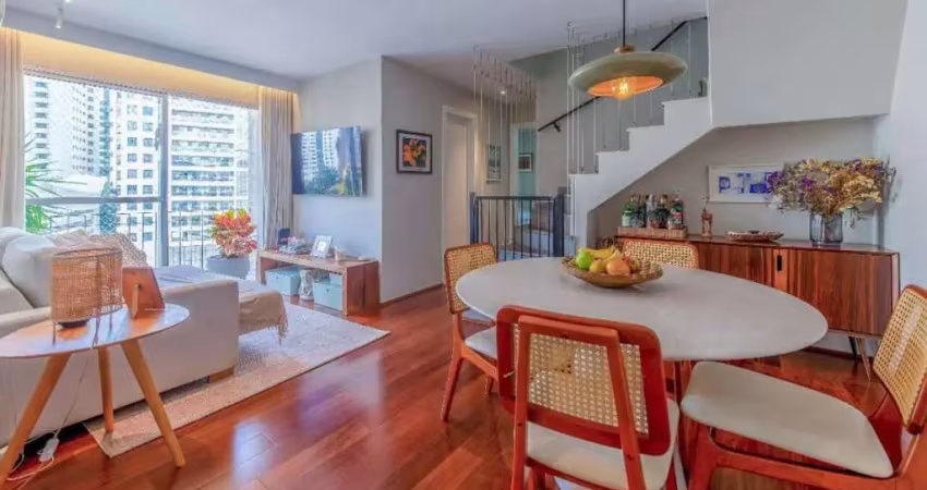 Palma de mallorca na vila olimpia, cobertura duplex de  135m² com 3 dormitórios, 1 suíte, 3 vagas.