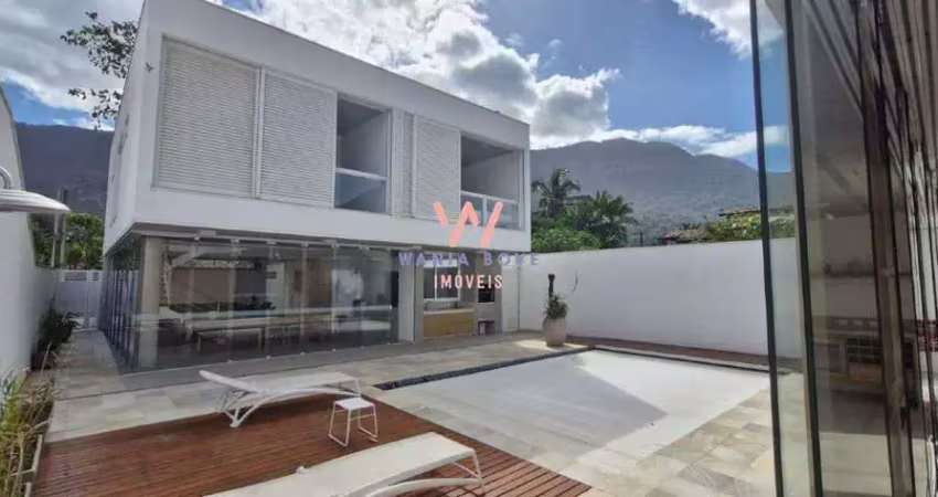 Casa a 100m com 4 dormitórios à venda, 250m² por r$5.000.000 - guaecá - são sebastião/sp