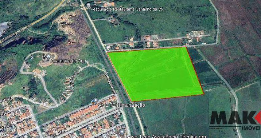Área à venda, 96800 m² por R$ 6.292.000,00 - Itaguaçu - Aparecida/SP