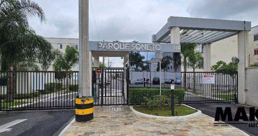 Apartamento com 2 dormitórios para alugar, 43 m² por r$ 1.388,00/mês - parque santa rosa - suzano/sp