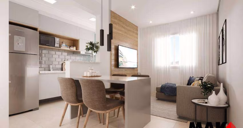Apartamento à venda, 43 m² por R$ 250.000,00 - Caxangá - Suzano/SP