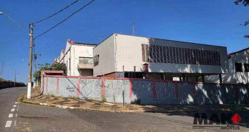 Galpão à venda, 1500 m² por r$ 8.000.000,00 - vila industrial - campinas/sp