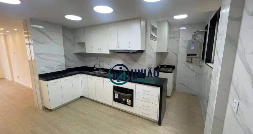 Excelente apartamento, no miolo de icaraí, totalmente reformado, com 3 dormitórios ( 1 suíte), uma vaga !!
