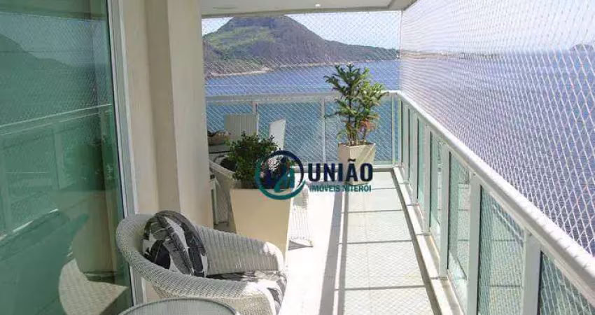 Apartamento com 4 quartos suítes à venda, 465 m² por r$ 5.500.000 - boa viagem - niterói/rj