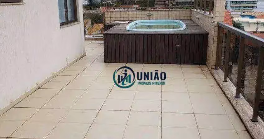 Cobertura com 3 quartos à venda, 230 m² por r$ 1.900.000 - piratininga - niterói/rj