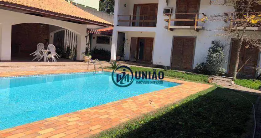 Casa com 4 quartos à venda, 485 m² por r$ 3.500.000 - itacoatiara - niterói/rj