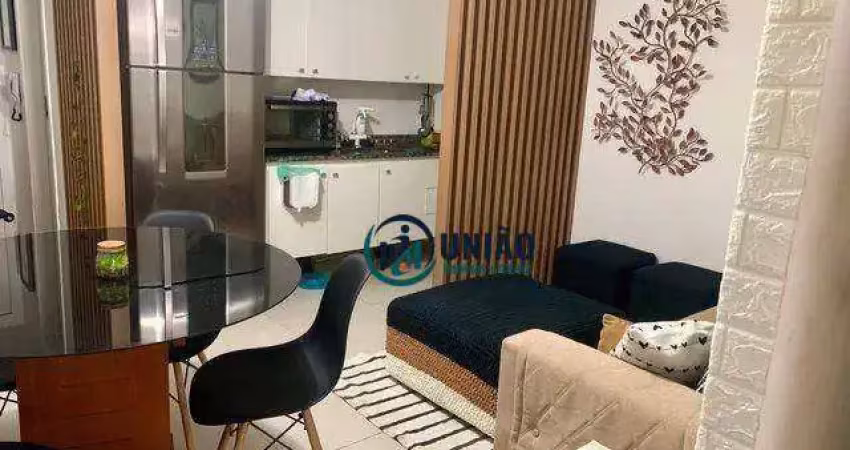 Apartamento com 2 quartos à venda, 50 m² por r$ 474.000 - itaipu - niterói/rj