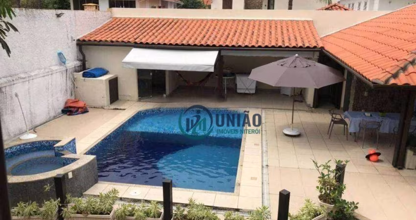 Casa com 4 quartos sendo 2 suítes à venda, 361 m² por R$ 2.800.000 - Camboinhas - Niterói/RJ