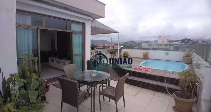 Cobertura com 3 quartos sendo 2 suítes à venda, 260 m² por r$ 2.450.000 - piratininga - niterói/rj