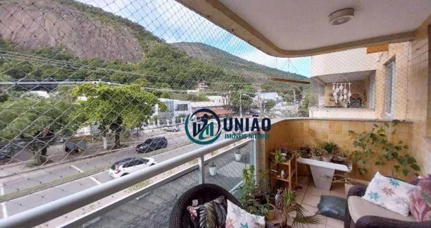 Apartamento com 3 quartos sendo 2 suítes à venda, 140 m² por r$ 790.000 - itaipu - niterói/rj