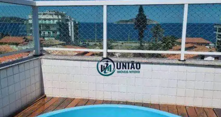 Cobertura com 2 quartos à venda, 110 m² por r$ 1.350.000 - piratininga - niterói/rj
