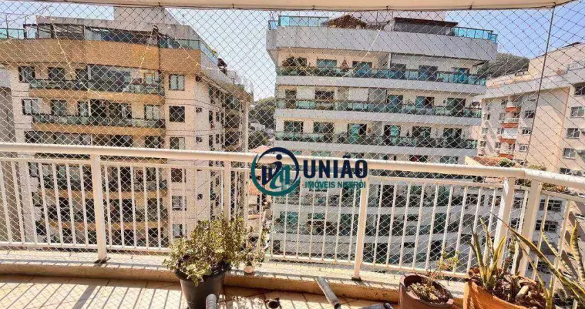 Apartamento com 2 quartos à venda, 85 m² por r$ 640.000 - santa rosa - niterói/rj
