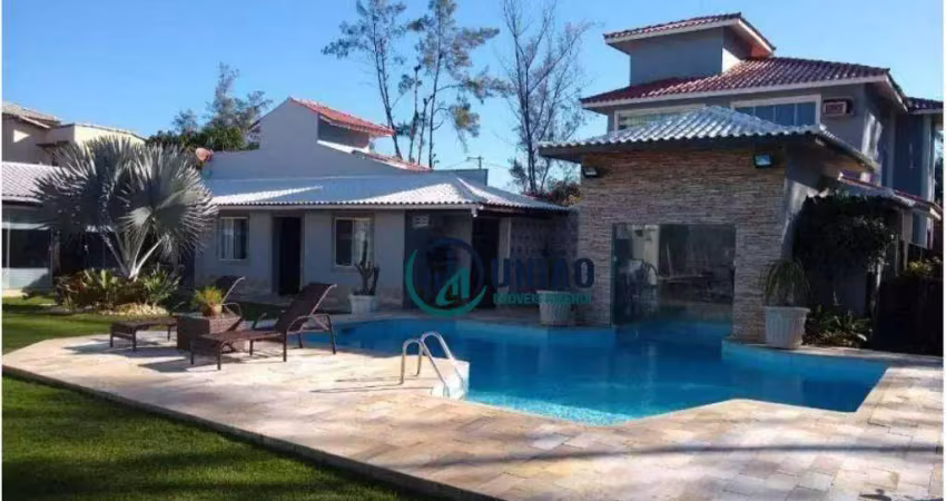 Maravilhosa casa com 6 dormitórios à venda, pertinho da praia- unamar - cabo frio/rj