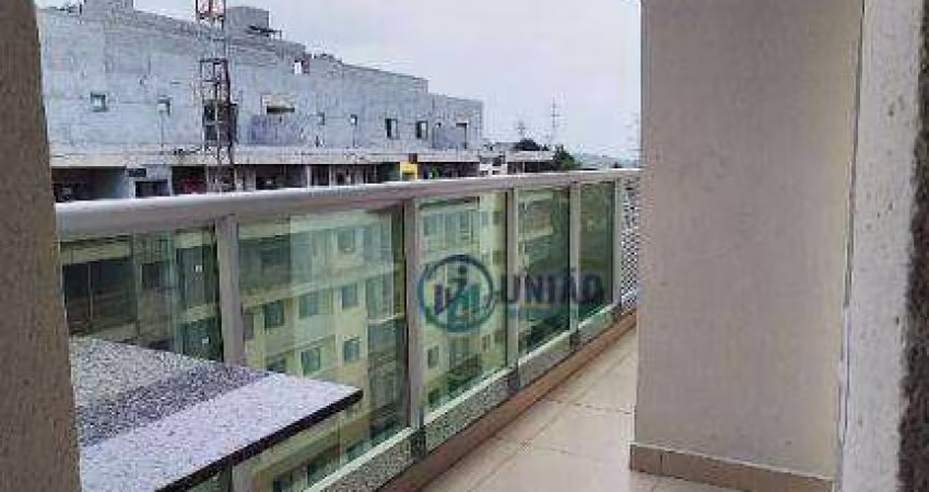 Primeira Locação: Apartamento com 2 dormitórios, sendo uma suíte, varandão, uma vaga, lazer completo!!!  Largo da Batalha - Niterói/RJ