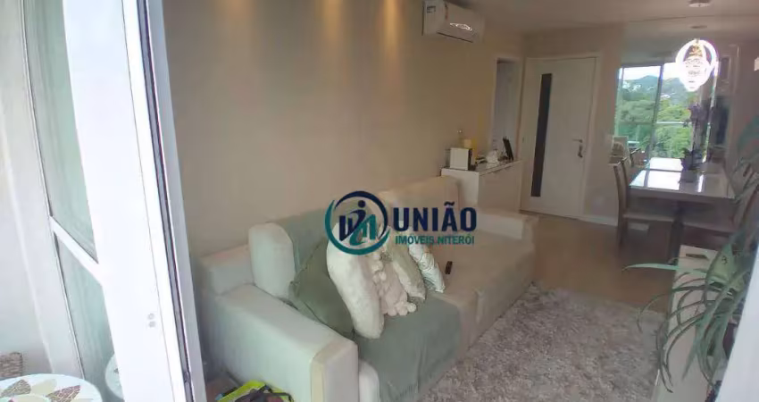 Apartamento com 2 dormitórios à venda, 60 m² por r$ 450.000,00 - pendotiba - niterói/rj
