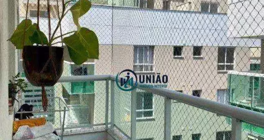 Ótimo apartamento com 2 dormitórios, sendo uma suíte, lazer completo,  à venda, 65 m²  - santa rosa - niterói/rj