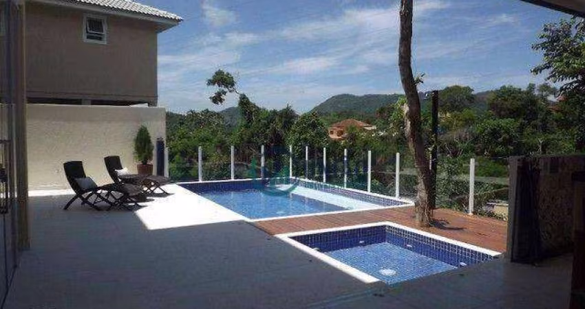 Espetacular casa em condomínio fechado, com 4 dormitórios, sendo 3 suítes, piscina, churrasqueira,  à venda, 400 m² - Sape - Niterói/RJ