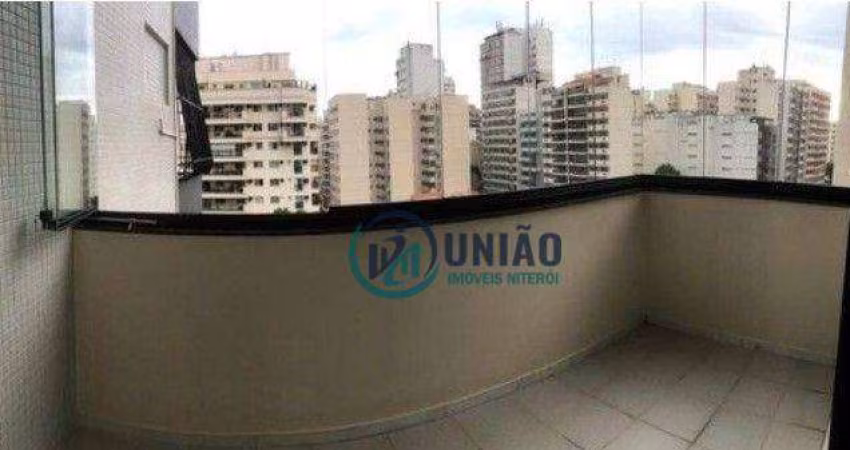 Excelente apartamento com 3 dormitórios, uma suíte, duas vaga,  à venda, 120 m²- Ingá - Niterói/RJ