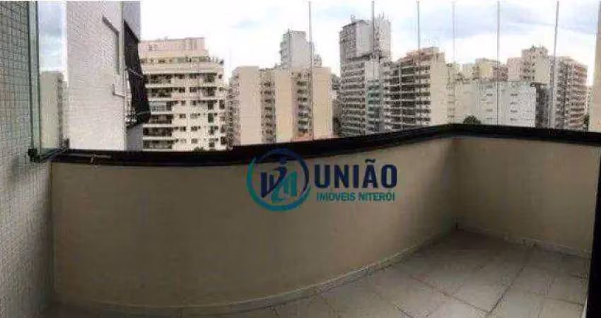 Excelente apartamento com 3 dormitórios, uma suíte, duas vaga,  à venda, 120 m²- ingá - niterói/rj