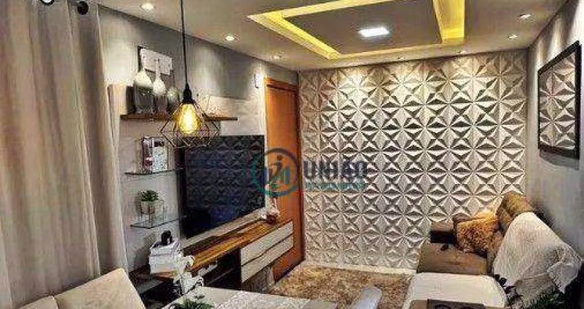 Apartamento à venda, 49 m² por R$ 250.000,00 - Vila Lage - São Gonçalo/RJ