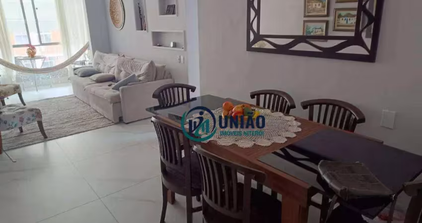 Apartamento com 2 quartos à venda, 77 m² por r$ 579.000 - santa rosa - niterói/rj